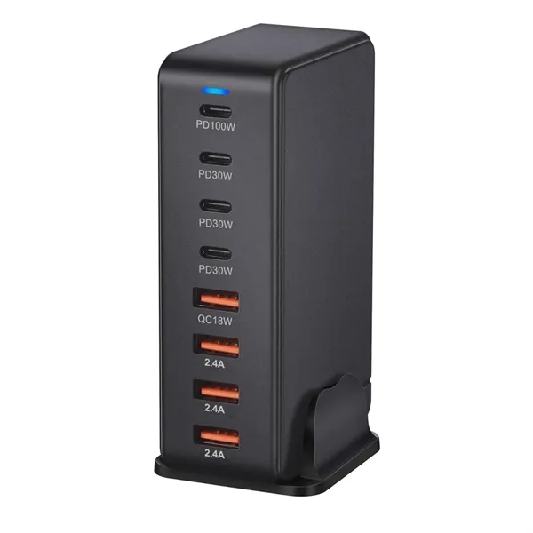 8-Port USB speed charge station - 240 W plus laser engraving... from ASI 37218 Athena Promo (tm)