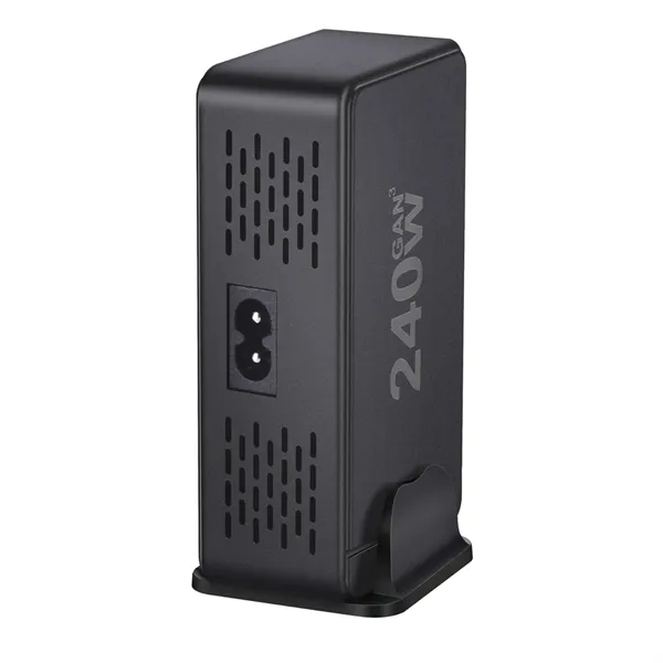 8-Port USB speed charge station - 240 W plus laser engraving... from ASI 37218 Athena Promo (tm)