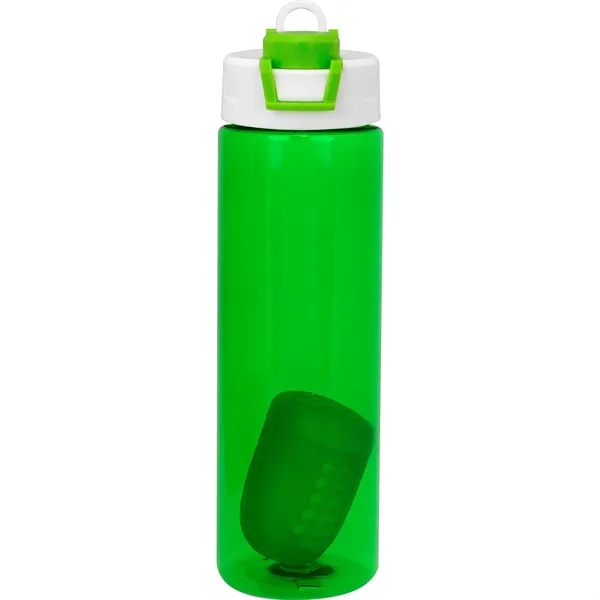 Two Tone Pop Up 24 oz. Colorful Bottle with Floating Infuser... from ASI 30208 A P Specialties / AP Specialties