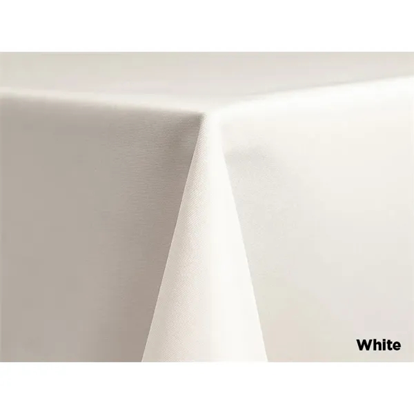 132" blank polyester trade show table covers for round or rectangular... from ASI 36558 Aprons, Etc.