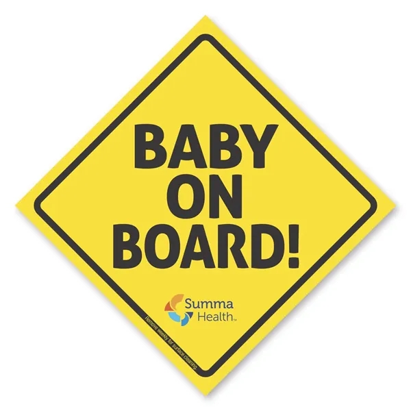 4" x 4" square shaped magnetic car sign with four color... from ASI 68507 The Magnet Group / Magnet LLC™