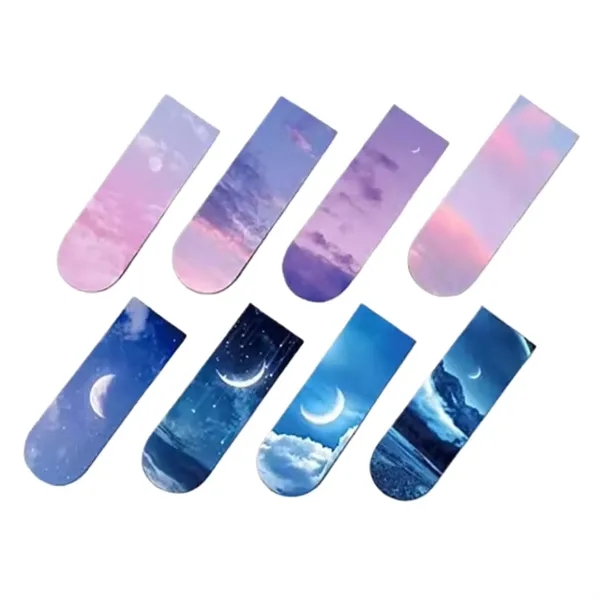 Foldable paper clip magnetic bookmark plus full color heat transfer on... from ASI 37218 Athena Promo (tm)