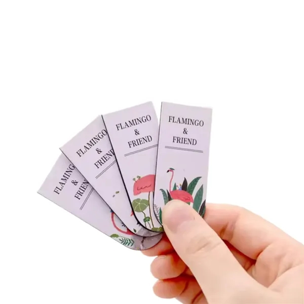 Foldable paper clip magnetic bookmark plus full color heat transfer on... from ASI 37218 Athena Promo (tm)