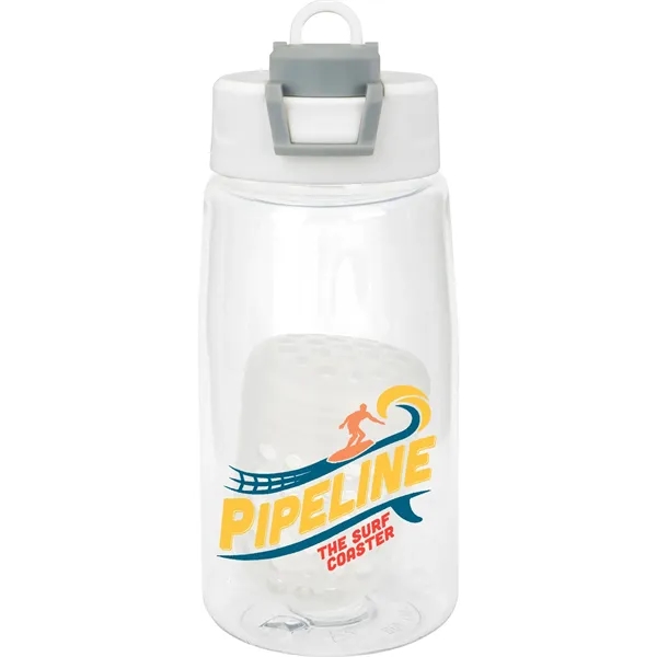 Two Tone Pop Up 18 oz. Recycled Bottle with Floating Infuser... from ASI 30208 A P Specialties / AP Specialties