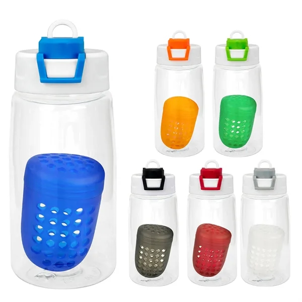Two Tone Pop Up 18 oz. Recycled Bottle with Floating Infuser... from ASI 30208 A P Specialties / AP Specialties
