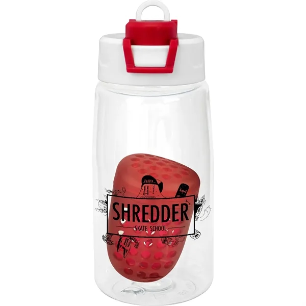 Two Tone Pop Up 18 oz. Recycled Bottle with Floating Infuser... from ASI 30208 A P Specialties / AP Specialties