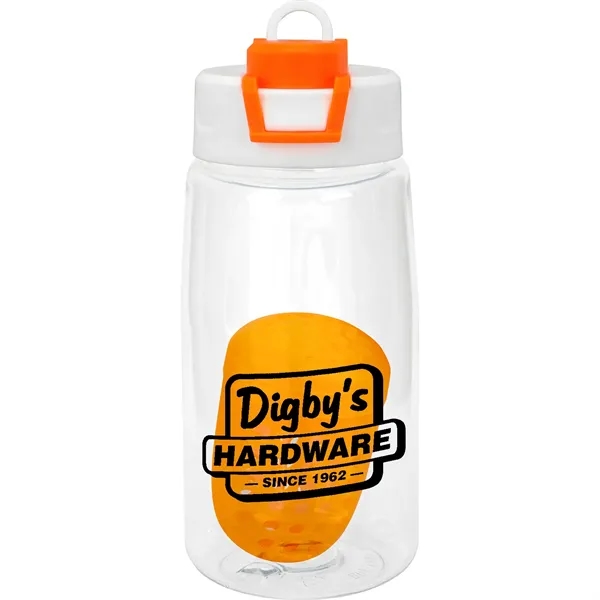 Two Tone Pop Up 18 oz. Recycled Bottle with Floating Infuser... from ASI 30208 A P Specialties / AP Specialties