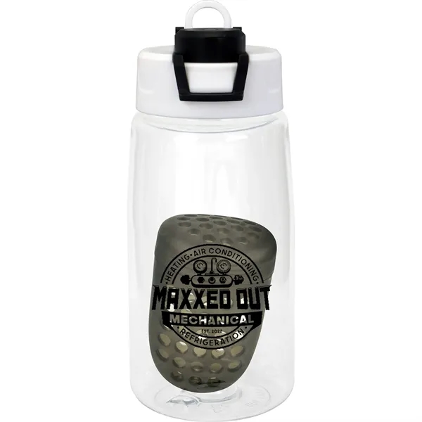 Two Tone Pop Up 18 oz. Recycled Bottle with Floating Infuser... from ASI 30208 A P Specialties / AP Specialties