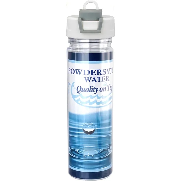 TWO TONE POP UP 18 OZ. FULL COLOR INSERT BOTTLE... from ASI 30208 A P Specialties / AP Specialties