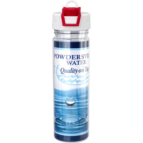 TWO TONE POP UP 18 OZ. FULL COLOR INSERT BOTTLE... from ASI 30208 A P Specialties / AP Specialties