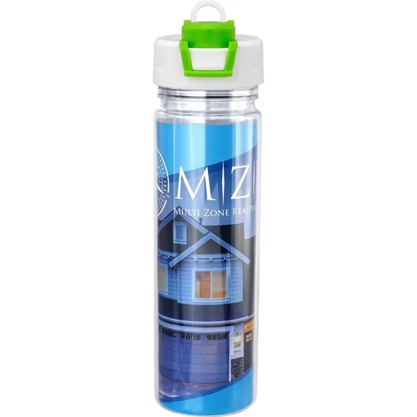 TWO TONE POP UP 18 OZ. FULL COLOR INSERT BOTTLE... from ASI 30208 A P Specialties / AP Specialties