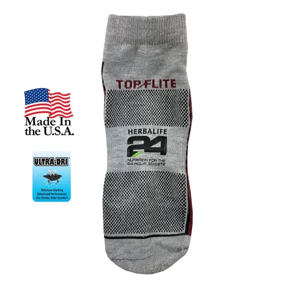 Half cushion low cut socks with moisture wicking properties, arch support,... from ASI 90160 Suntex Industries