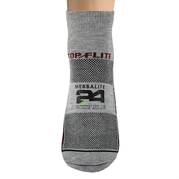 Half cushion low cut socks with moisture wicking properties, arch support,... from ASI 90160 Suntex Industries