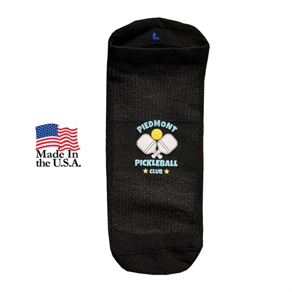 Top Flite® pull tab moisture wicking socks made in the USA.... from ASI 90160 Suntex Industries