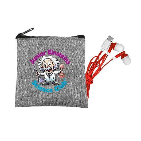 Recycled Type C Colorful Earbud Set... from ASI 30208 A P Specialties / AP Specialties