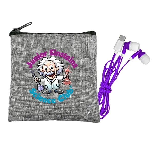 Recycled Type C Colorful Earbud Set... from ASI 30208 A P Specialties / AP Specialties