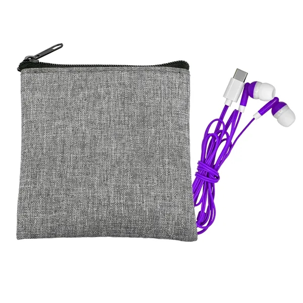 Recycled Type C Colorful Earbud Set... from ASI 30208 A P Specialties / AP Specialties