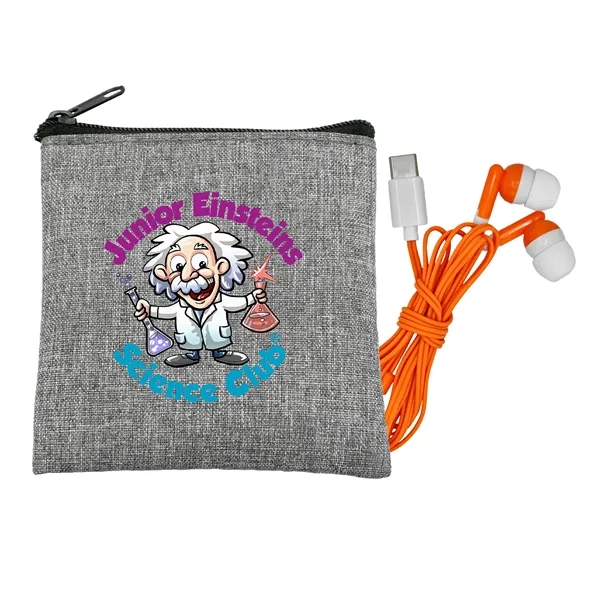 Recycled Type C Colorful Earbud Set... from ASI 30208 A P Specialties / AP Specialties