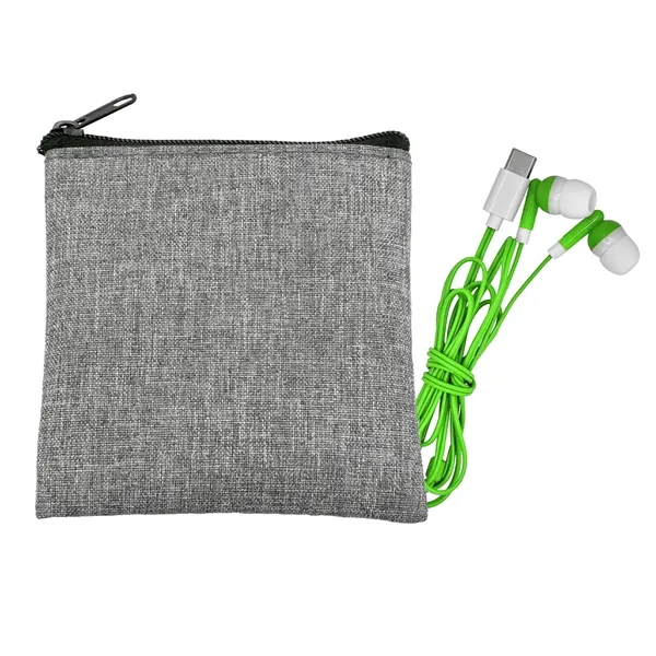 Recycled Type C Colorful Earbud Set... from ASI 30208 A P Specialties / AP Specialties