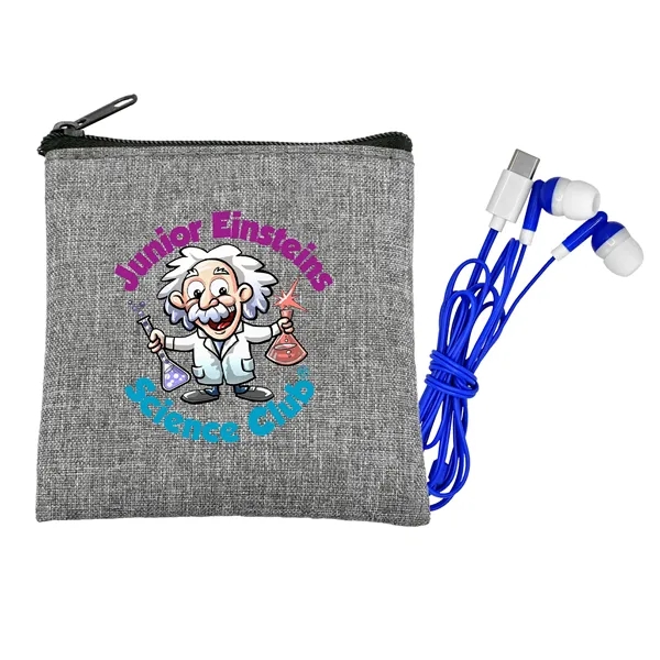 Recycled Type C Colorful Earbud Set... from ASI 30208 A P Specialties / AP Specialties