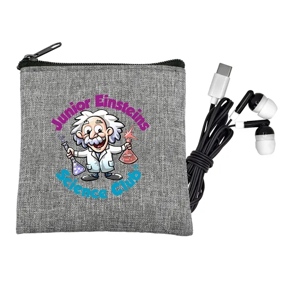 Recycled Type C Colorful Earbud Set... from ASI 30208 A P Specialties / AP Specialties