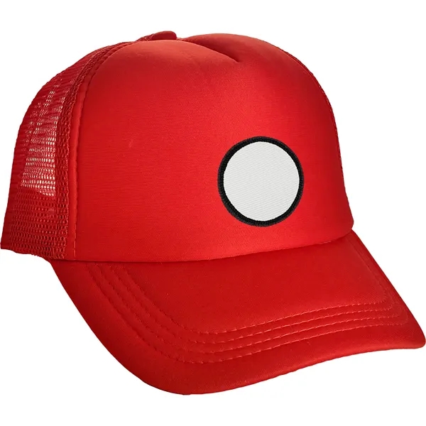 Colorful Foam Embroidered Emblem Trucker Hat... from ASI 30208 A P Specialties / AP Specialties