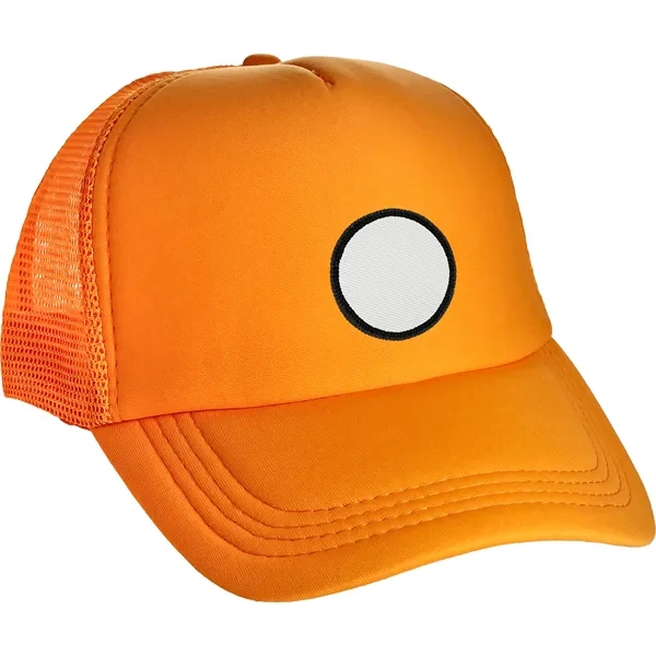 Colorful Foam Embroidered Emblem Trucker Hat... from ASI 30208 A P Specialties / AP Specialties