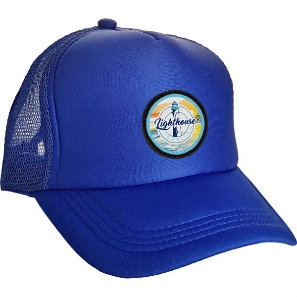Colorful Foam Embroidered Emblem Trucker Hat... from ASI 30208 A P Specialties / AP Specialties