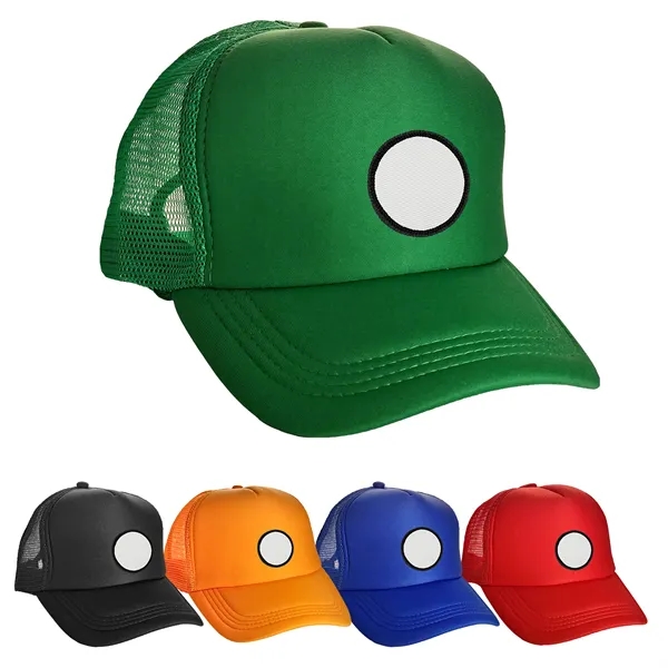 Colorful Foam Embroidered Emblem Trucker Hat... from ASI 30208 A P Specialties / AP Specialties