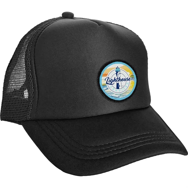 Colorful Foam Embroidered Emblem Trucker Hat... from ASI 30208 A P Specialties / AP Specialties
