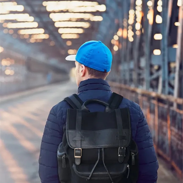 20 oz canvas mixed with rich drum dyed nappa leather ... from ASI 79384 Preferred Nation Inc