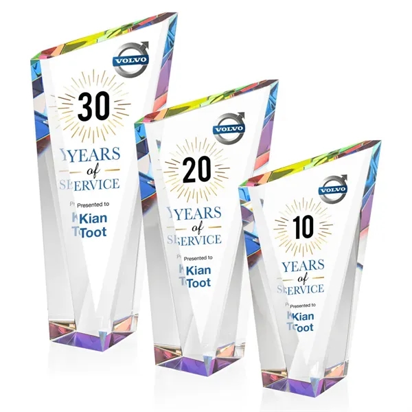 The magnificently angular design of the Plymouth VividPrint™ Award features a... from ASI 84592 St Regis Group / St Regis