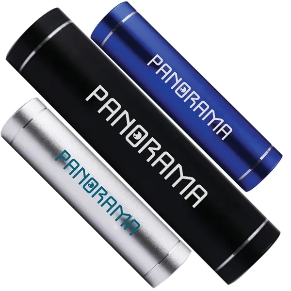 2200mAh UL certified cylinder power bank with dual inputs of Micro... from ASI 39552 BEL Promo