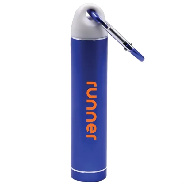 2200 mAh aluminum power bank with carabiner.... from ASI 39552 BEL Promo