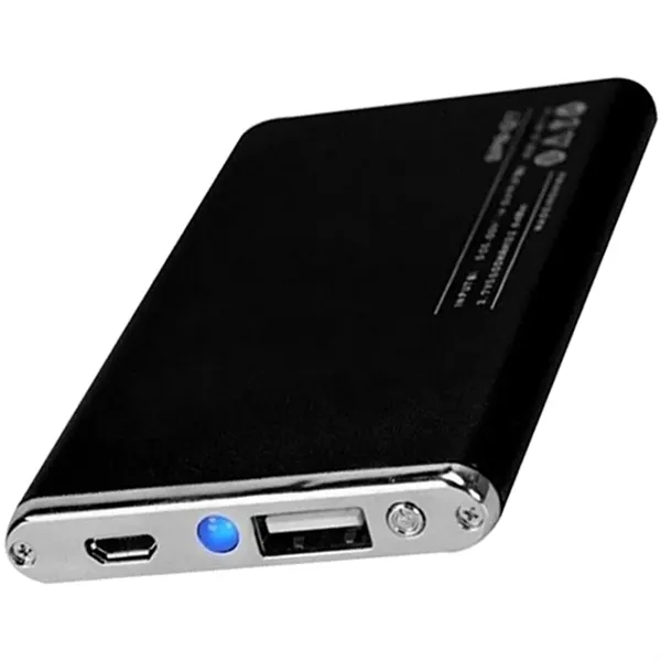 3000 mAh UL certified aluminum slim power bank with dual inputs.... from ASI 39552 BEL Promo