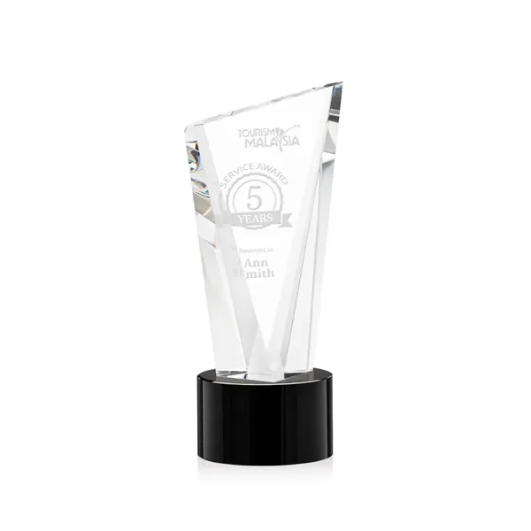 The Optical Crystal Plymouth Award features a beautiful slanted top and... from ASI 84592 St Regis Group / St Regis