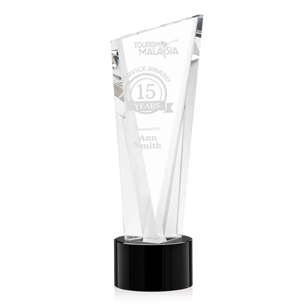 The Optical Crystal Plymouth Award features a beautiful slanted top and... from ASI 84592 St Regis Group / St Regis