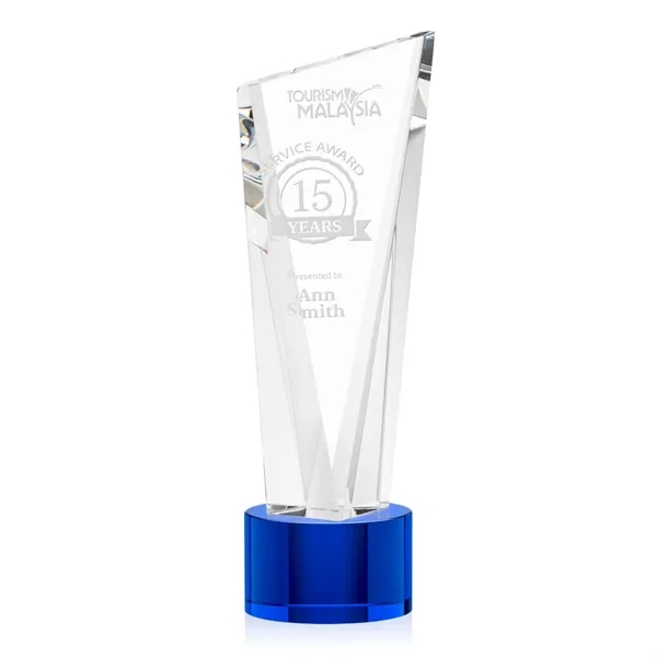 The Optical Crystal Plymouth Award features a beautiful slanted top and... from ASI 84592 St Regis Group / St Regis
