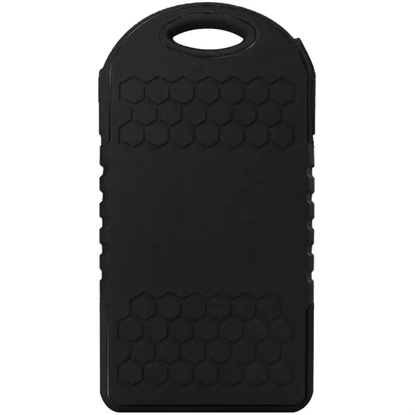 4000mAh water resistant solar power bank also functions as ultra-bright LED... from ASI 39552 BEL Promo