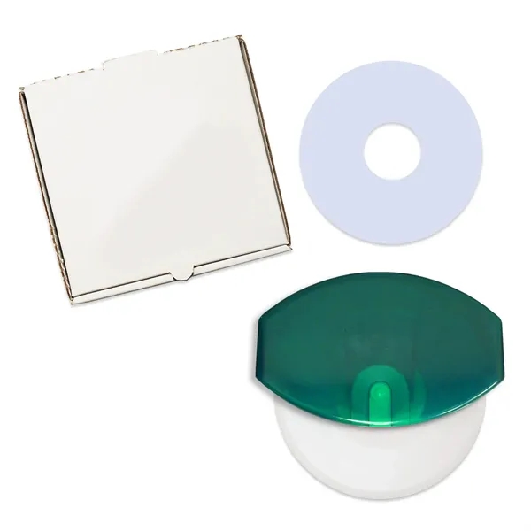 Delivery set with pizza cutter inside a pizza box with a... from ASI 54040 Fey Promo / Mi Line by Fey