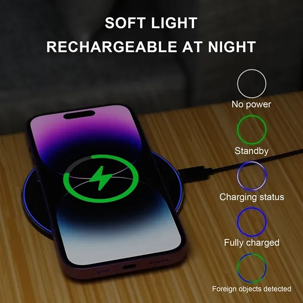 15W light up wireless charging pad.... from ASI 39552 BEL Promo