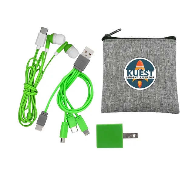 Recycled Colorful Type C Tech Set... from ASI 30208 A P Specialties / AP Specialties