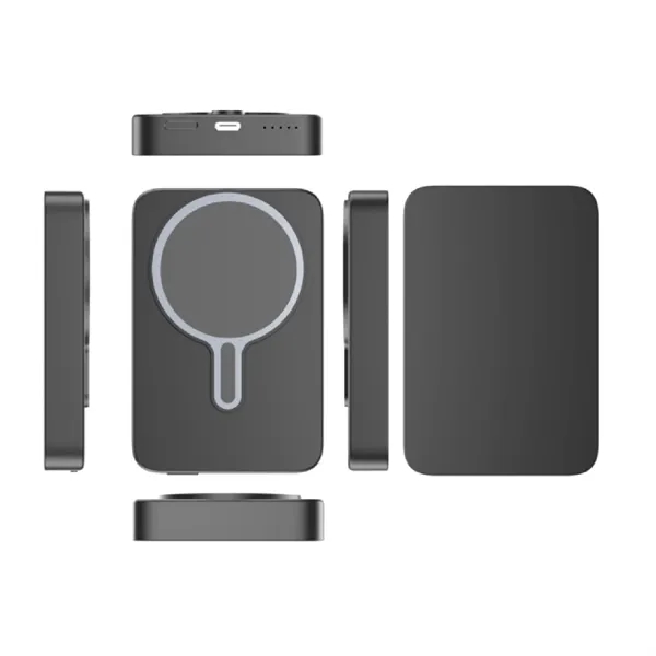 15W MagSafe magnetic wireless power bank plus 1 color silkscreen imprint... from ASI 37218 Athena Promo (tm)