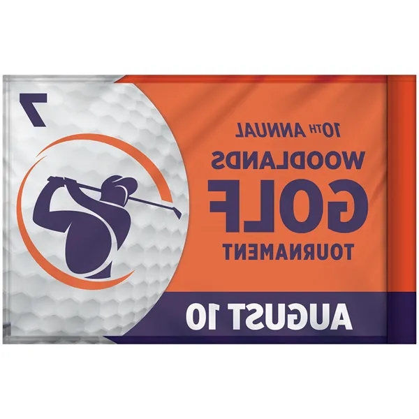 Outdoor 14" x 20" standard size knit polyester golf flag with... from ASI 80228 Quinn