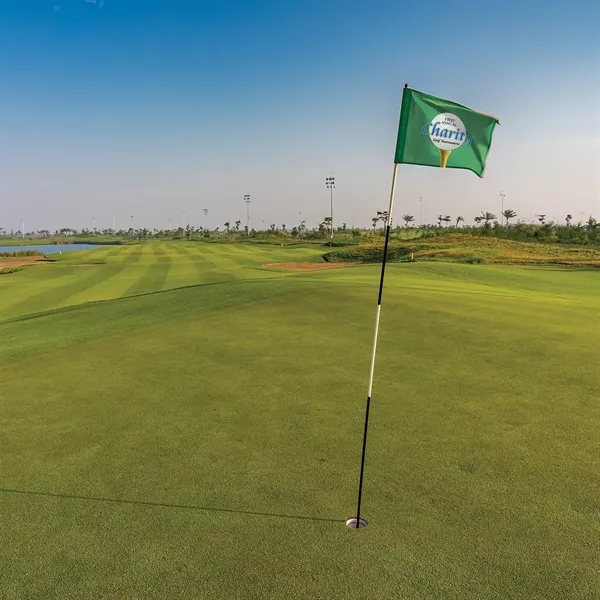 Outdoor 14" x 20" standard size knit polyester golf flag with... from ASI 80228 Quinn