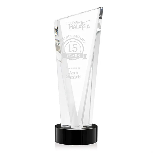 The Optical Crystal Plymouth Award features a beautiful slanted top and... from ASI 84592 St Regis Group / St Regis
