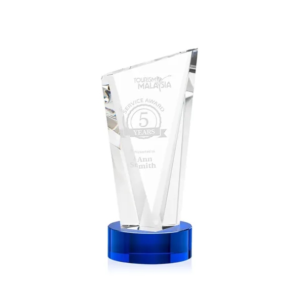 The Optical Crystal Plymouth Award features a beautiful slanted top and... from ASI 84592 St Regis Group / St Regis