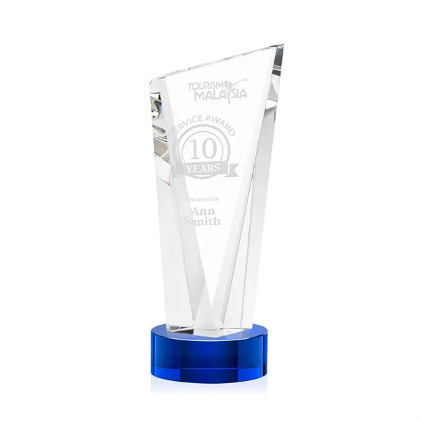 The Optical Crystal Plymouth Award features a beautiful slanted top and... from ASI 84592 St Regis Group / St Regis