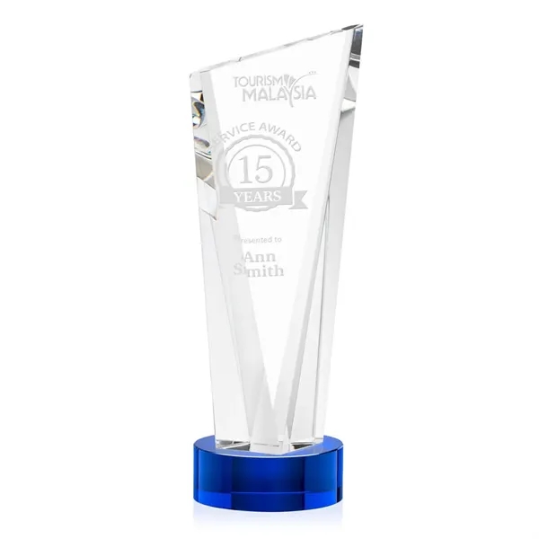 The Optical Crystal Plymouth Award features a beautiful slanted top and... from ASI 84592 St Regis Group / St Regis