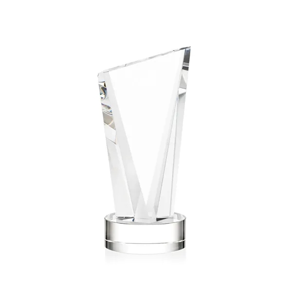 The Optical Crystal Plymouth Award features a beautiful slanted top and... from ASI 84592 St Regis Group / St Regis